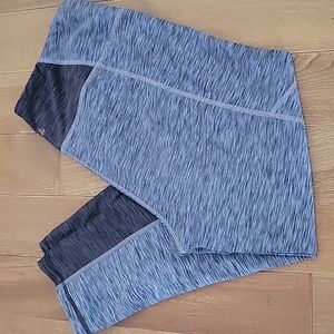 Prana‎ Needra Yoga Capris Leggings Blue Gray Medium